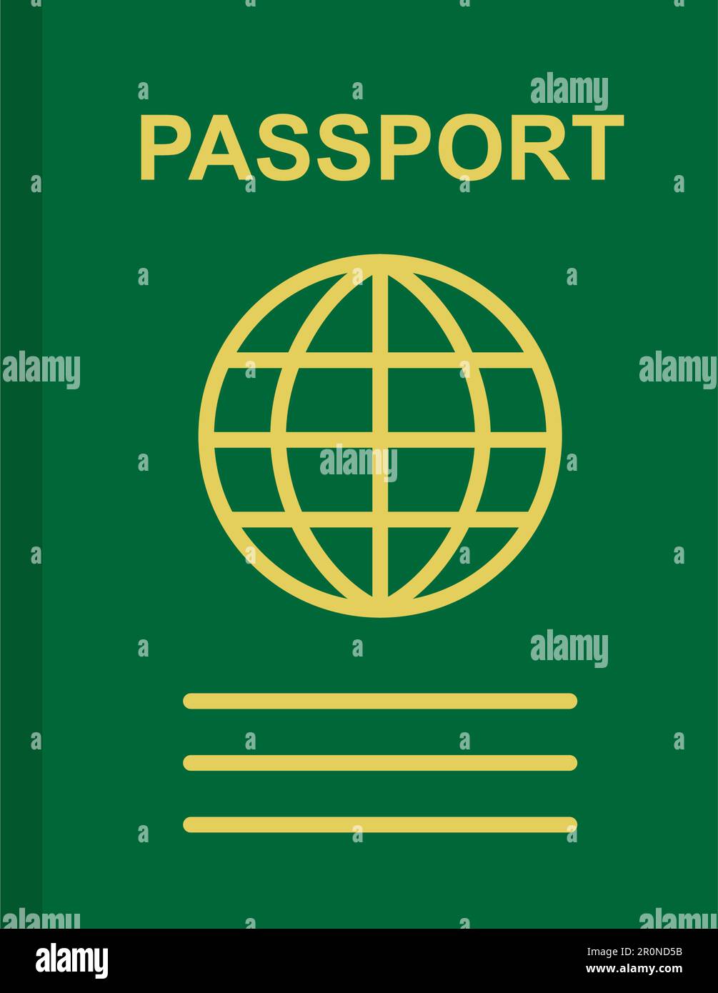 Passport icon vector image. Suitable for mobile application web application and print media. Stock Vector