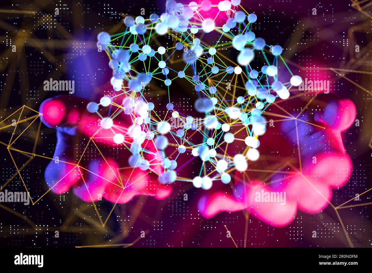 Interconnected circles hi-res stock photography and images - Alamy