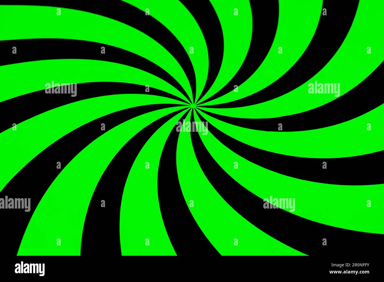 Endless spinning spirals of green and black Stock Photo Alamy