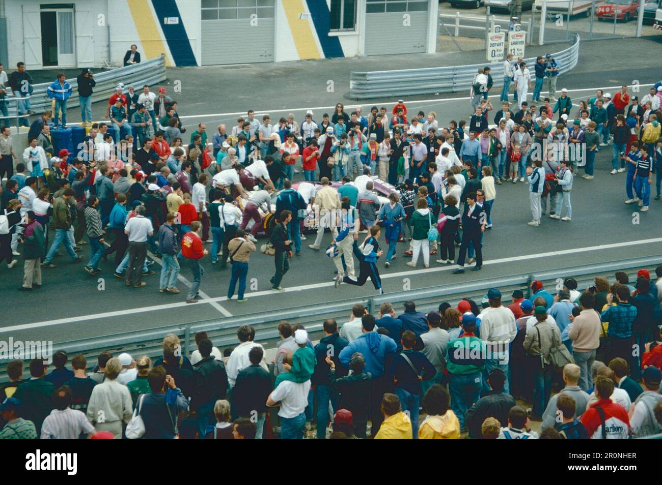 Sports racing cars at Le Mans, France, 1988 Stock Photo