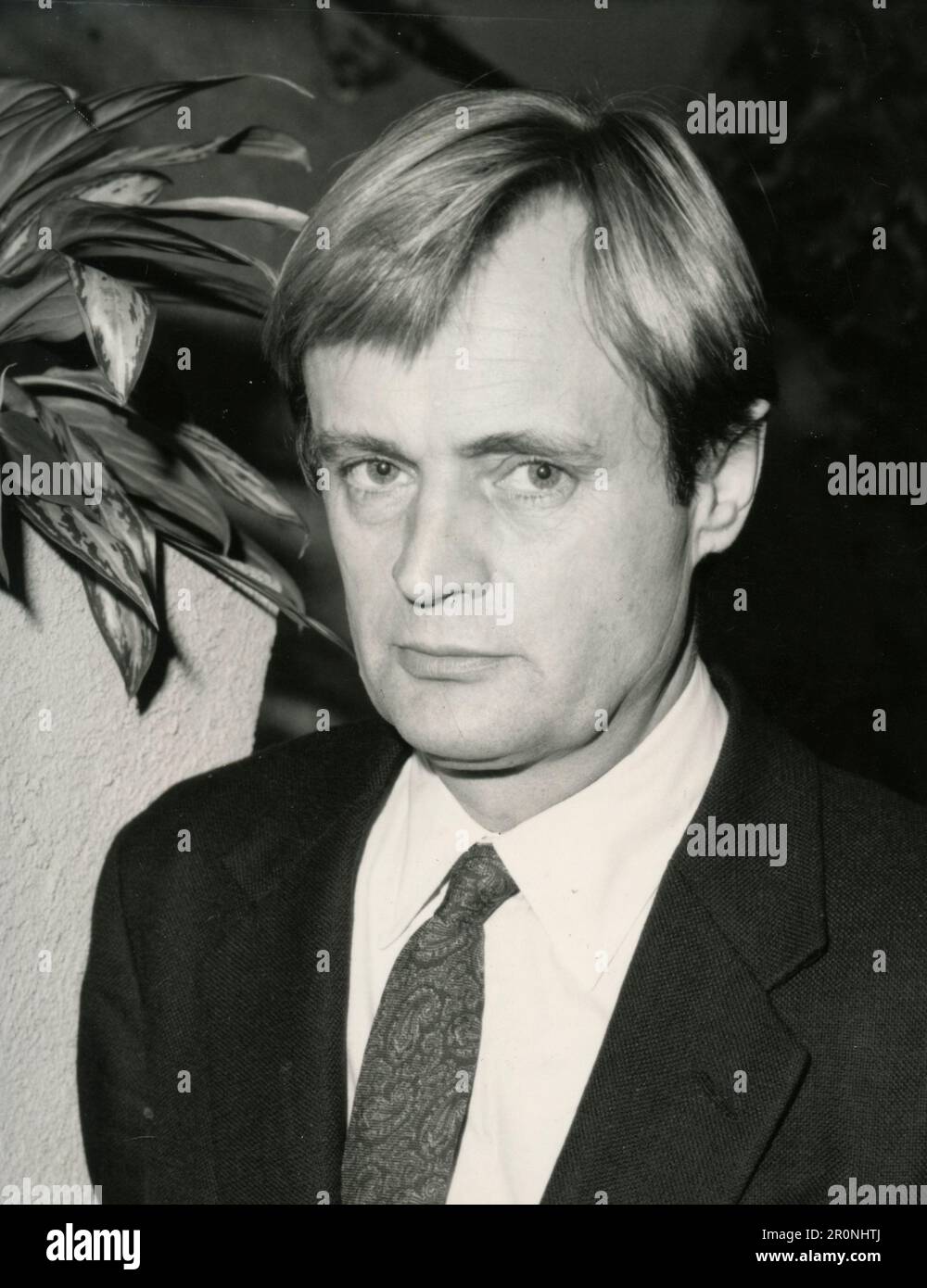 Portrait of Scottish actor David McCallum, UK 1985 Stock Photo