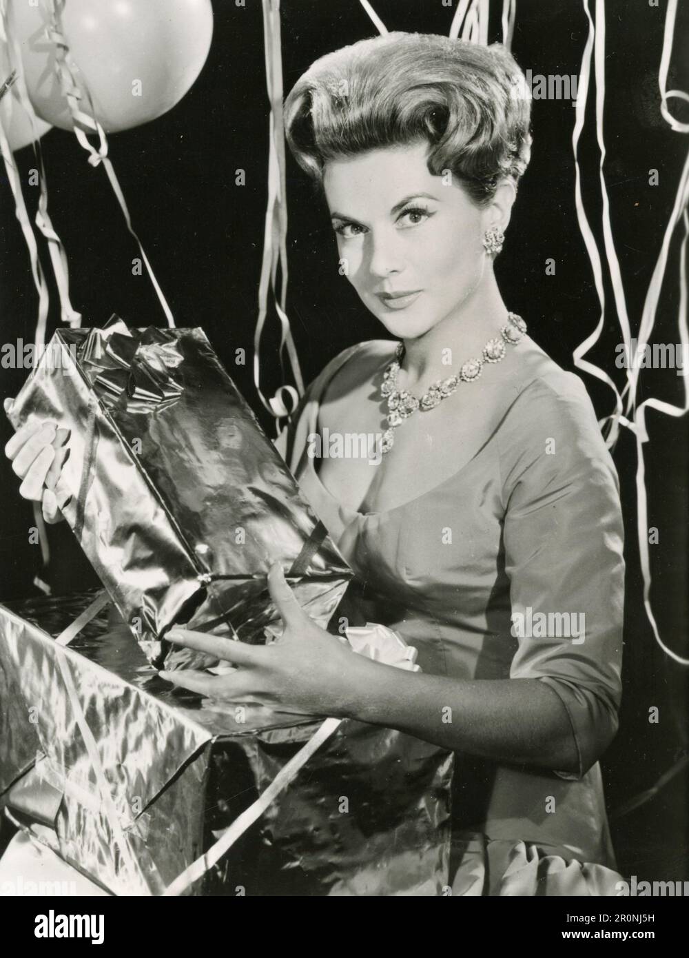 Portrait of French actress Nicole Maurey, 1960s Stock Photo