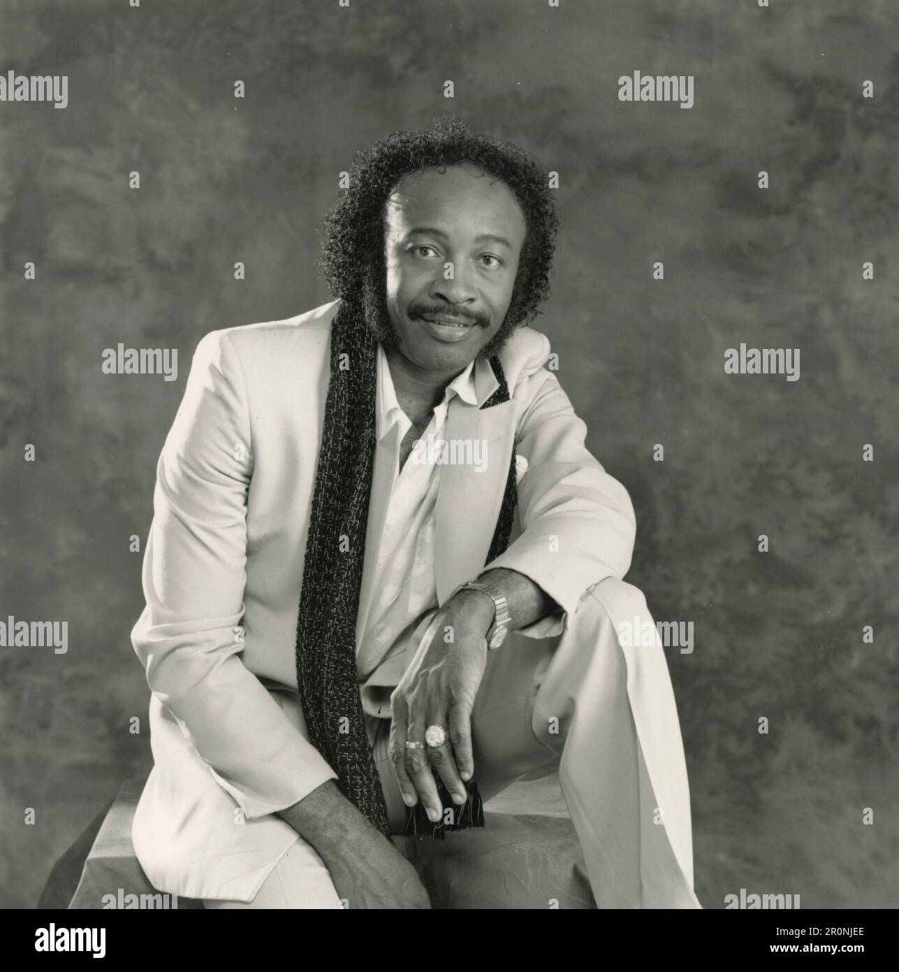 American singer Friendly Womack, USA 1980s Stock Photo