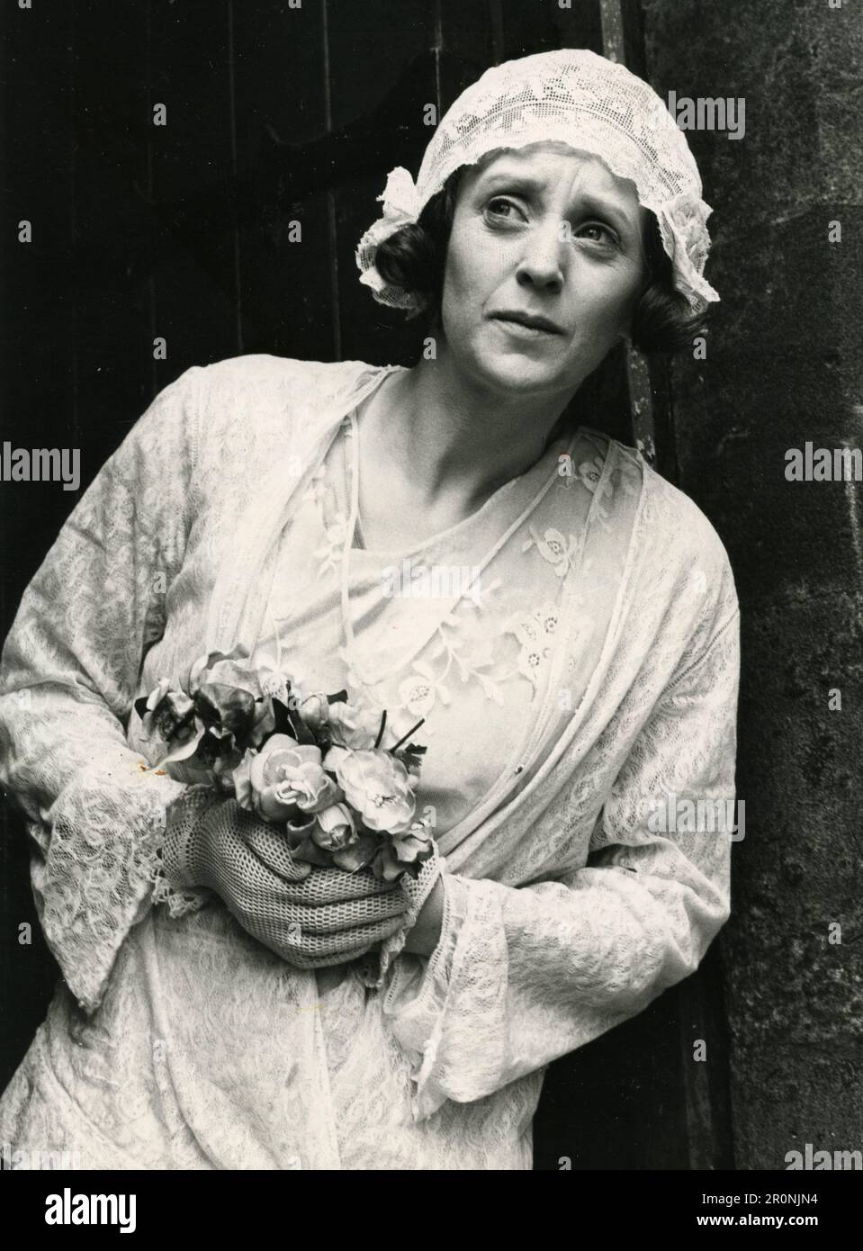 English actress Polly James in the TV series Her Wedding Morn, UK 1975 Stock Photo