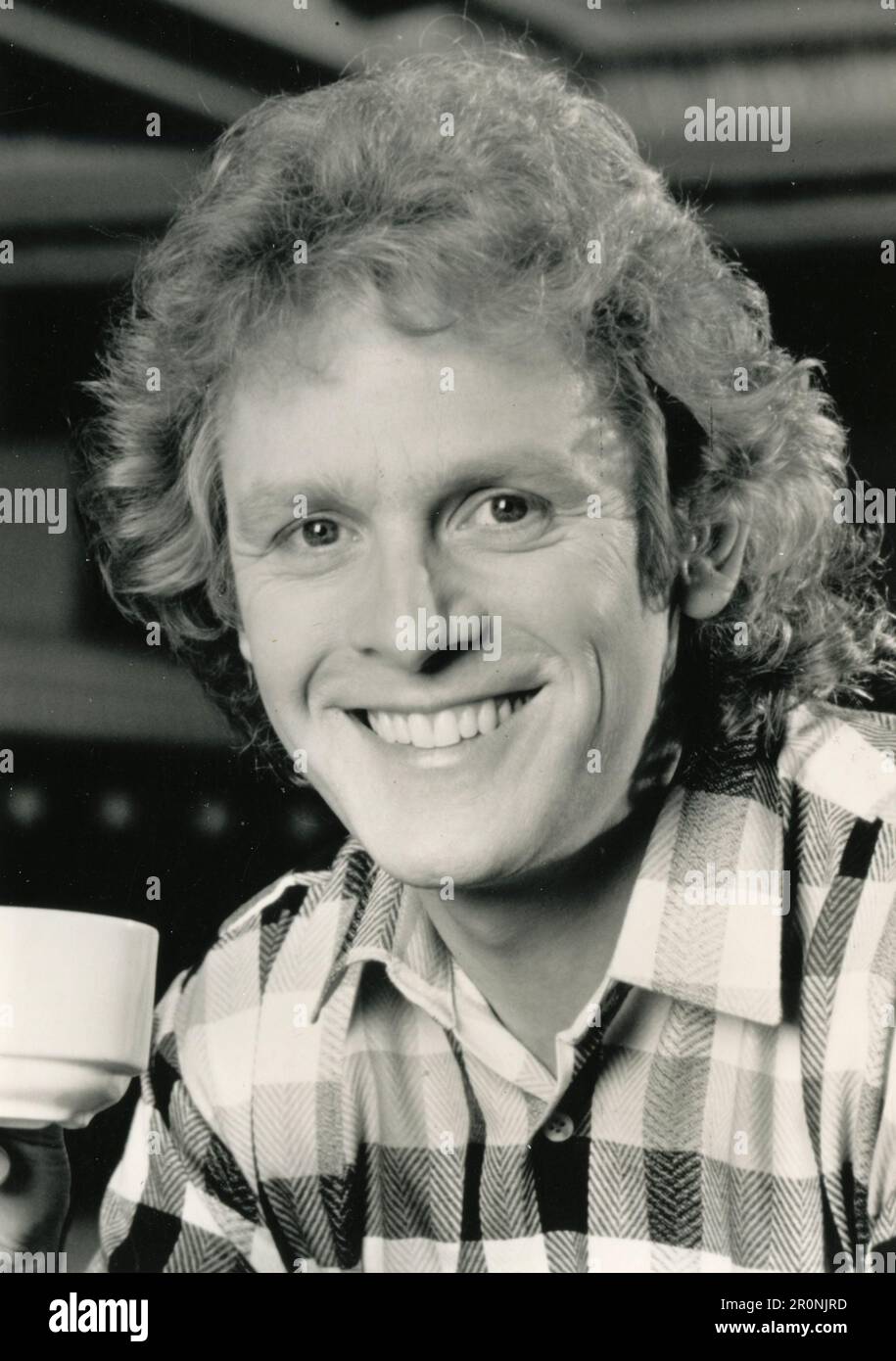 English actor Paul Nicholas, UK 1970s Stock Photo Alamy