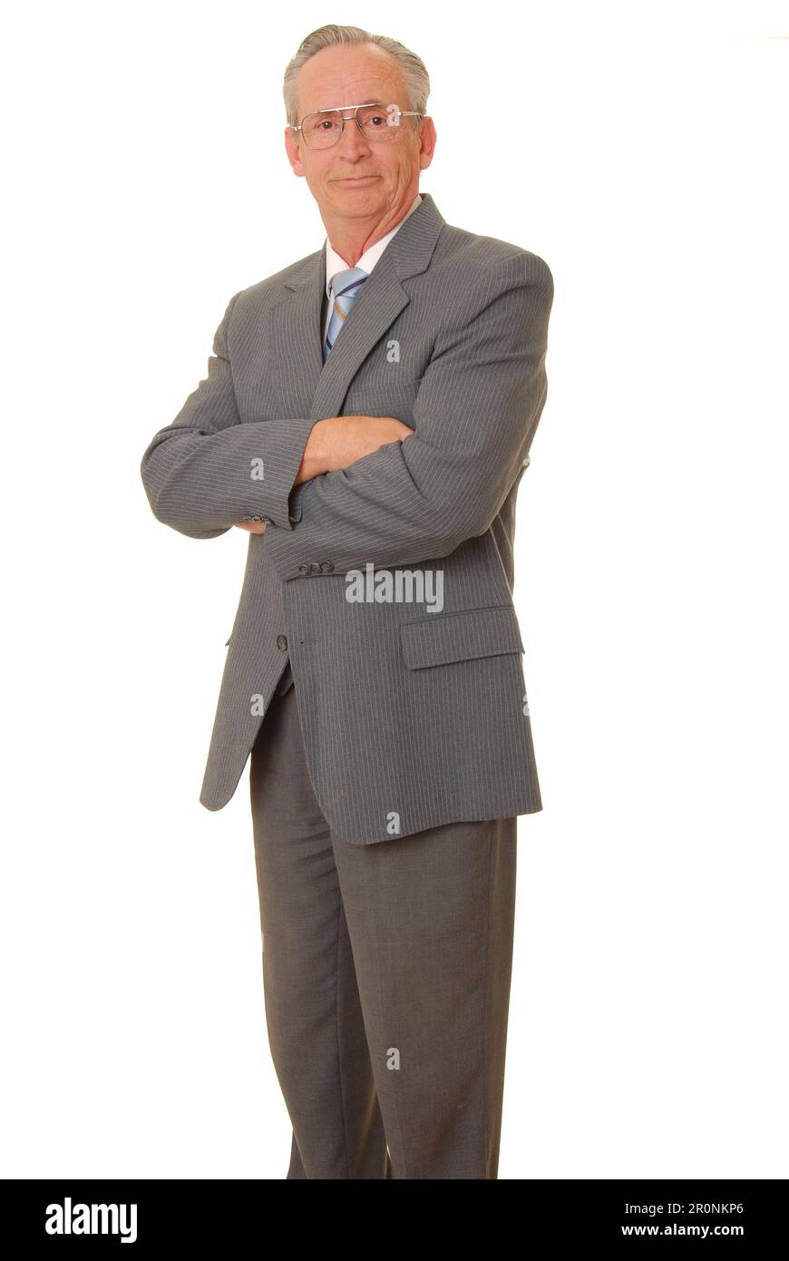 Senior businessman with a rather interesting expression Stock Photo - Alamy