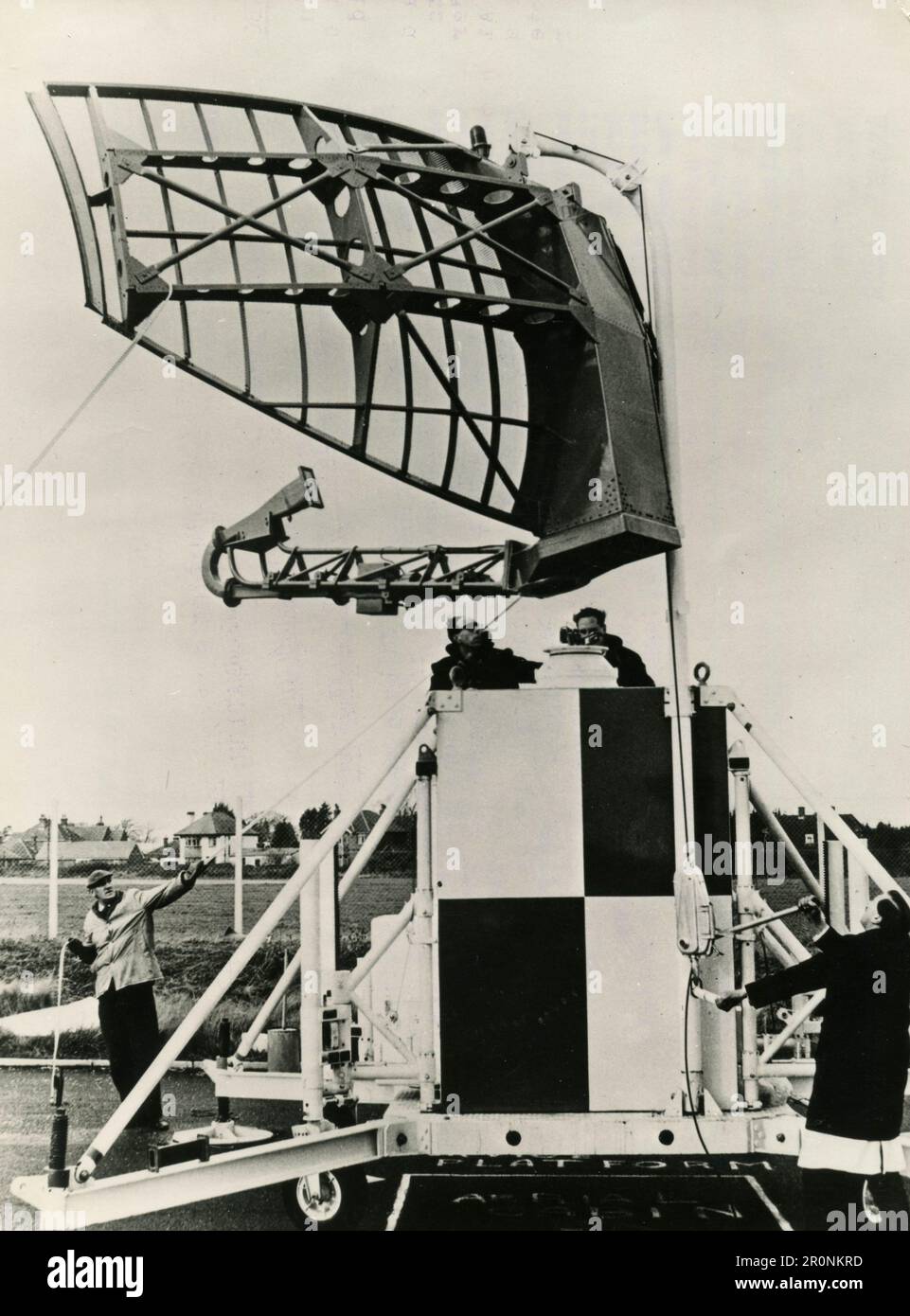 AR-1 mobile RADAR unit at the Farnborough Air Show, UK 1966 Stock Photo