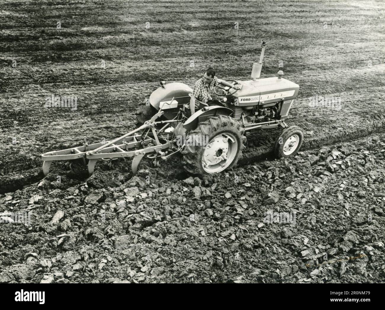 British all-purpose diesel tractor Ford, UK 1966 Stock Photo