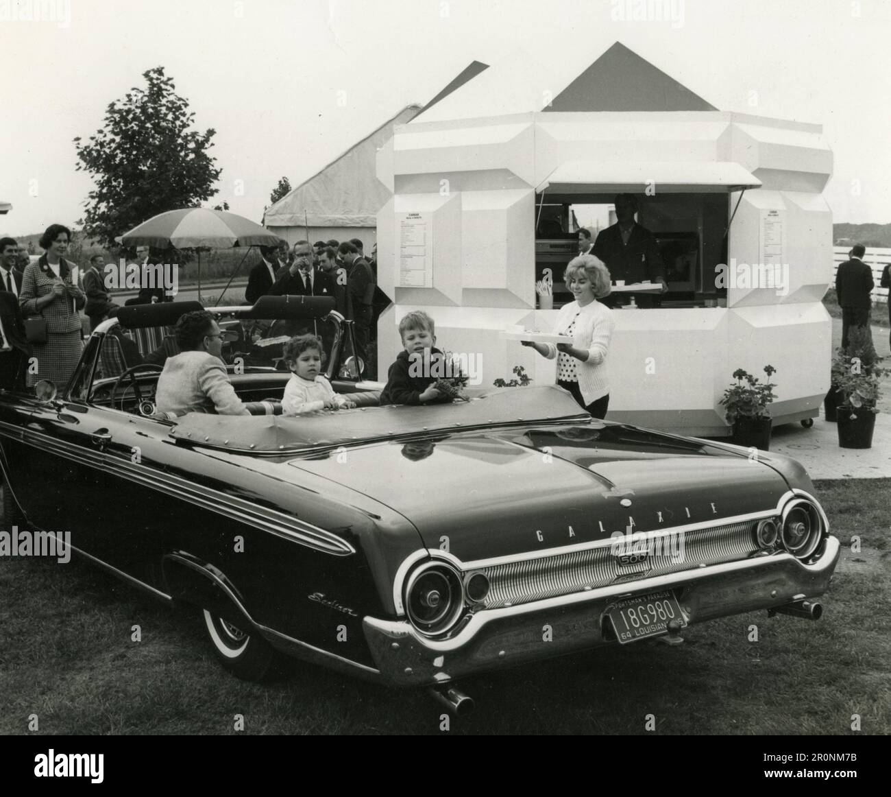 The car bar, nation-wide chain of drive in restaurants, Ashford UK 1965 Stock Photo