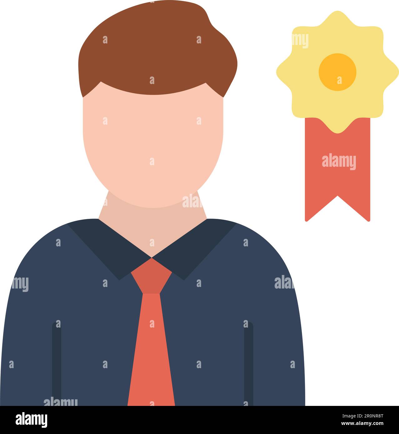 Reputation icon vector image. Suitable for mobile application web application and print media. Stock Vector