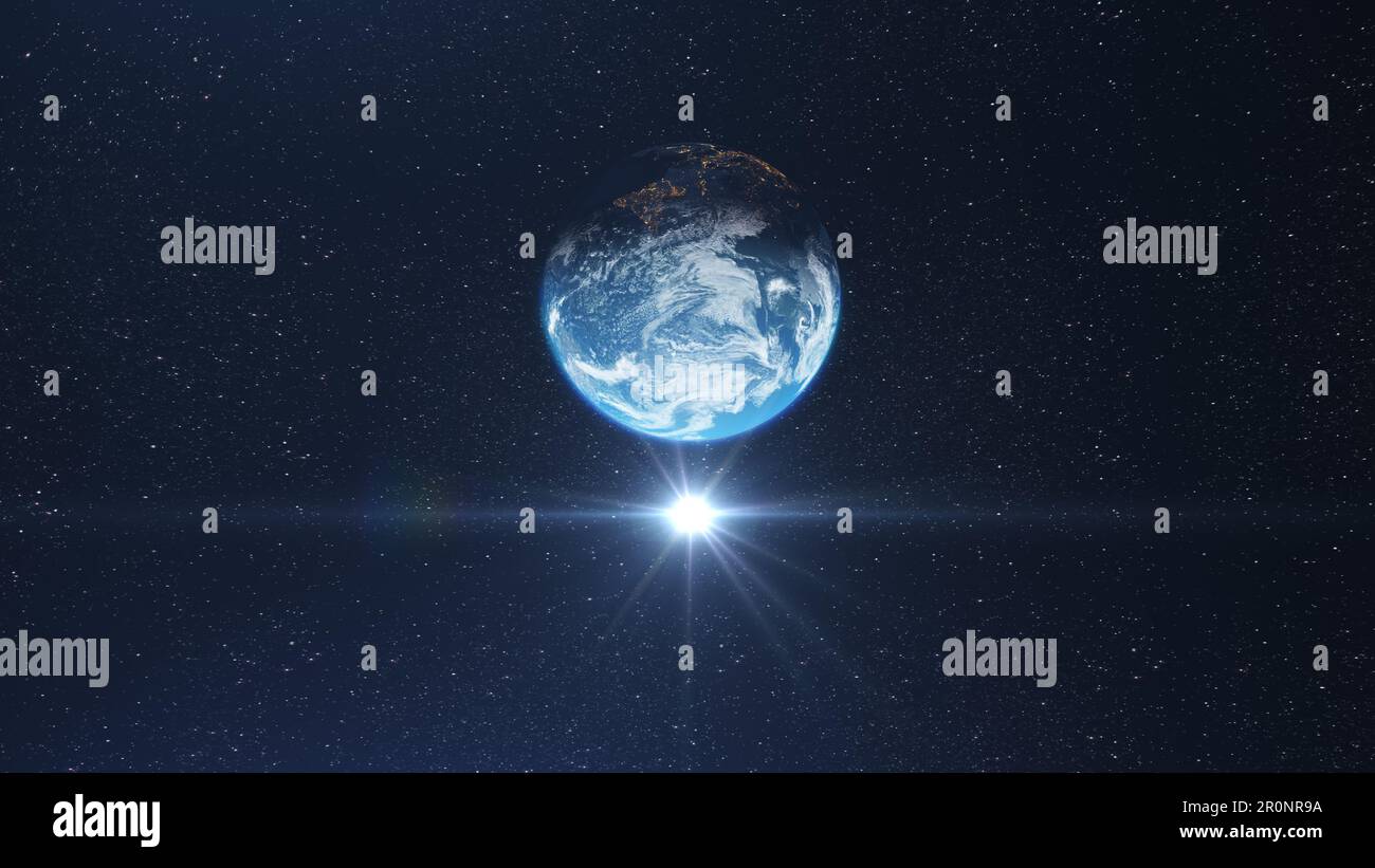 Planet earth seen from outer space Stock Photo - Alamy