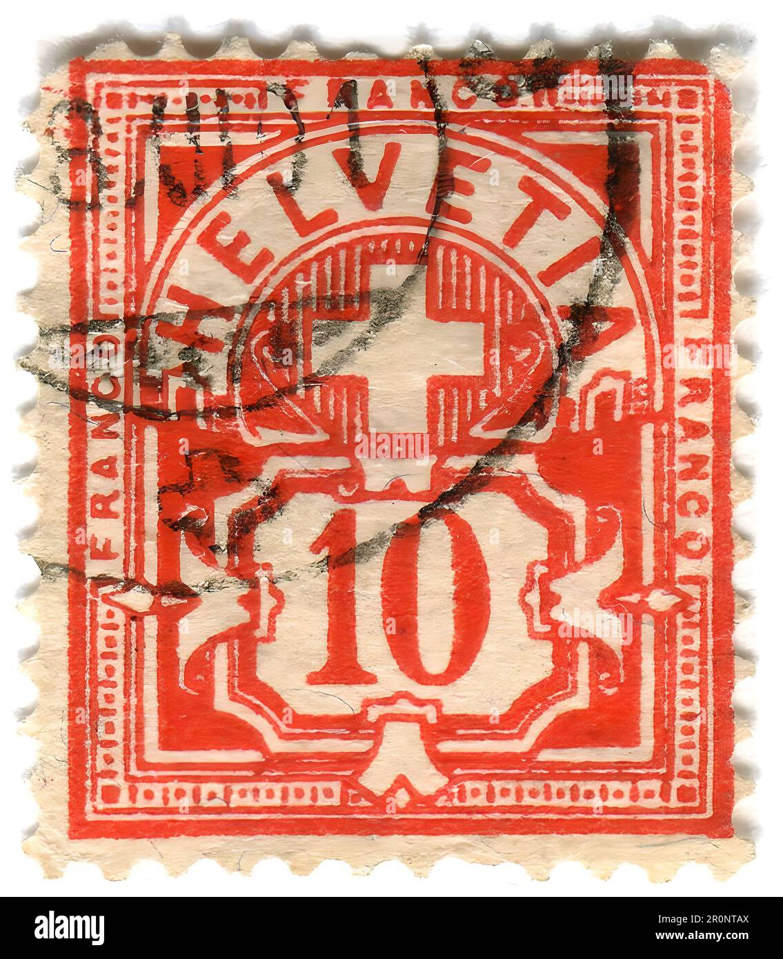 Postage stamp switzerland Cut Out Stock Images & Pictures Alamy