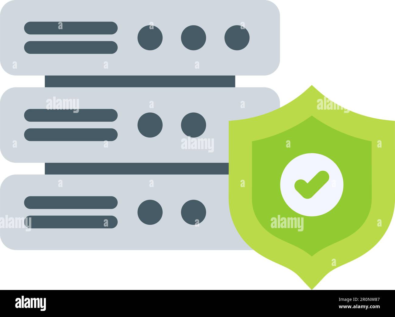 Secure Server icon vector image. Suitable for mobile application web ...