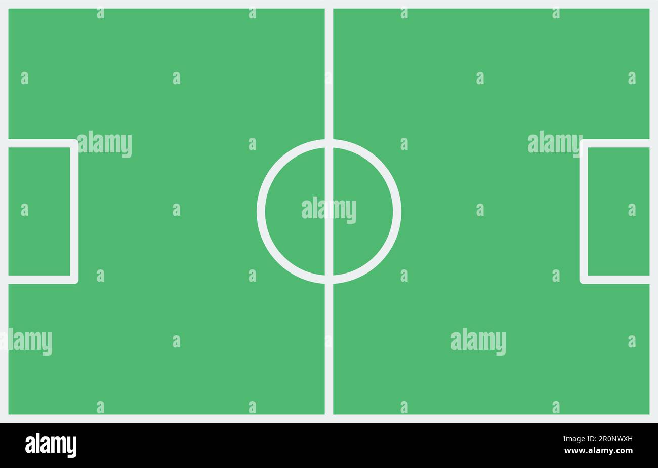 Soccer Field icon vector image. Suitable for mobile application web application and print media. Stock Vector