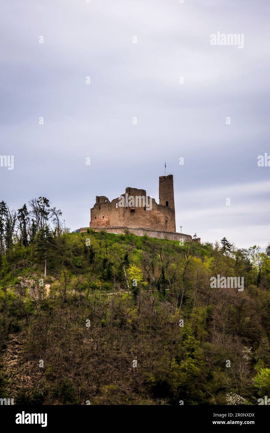 Windeck Castle, built around 1100, Weinheim, BadenWürttemberg, Germany