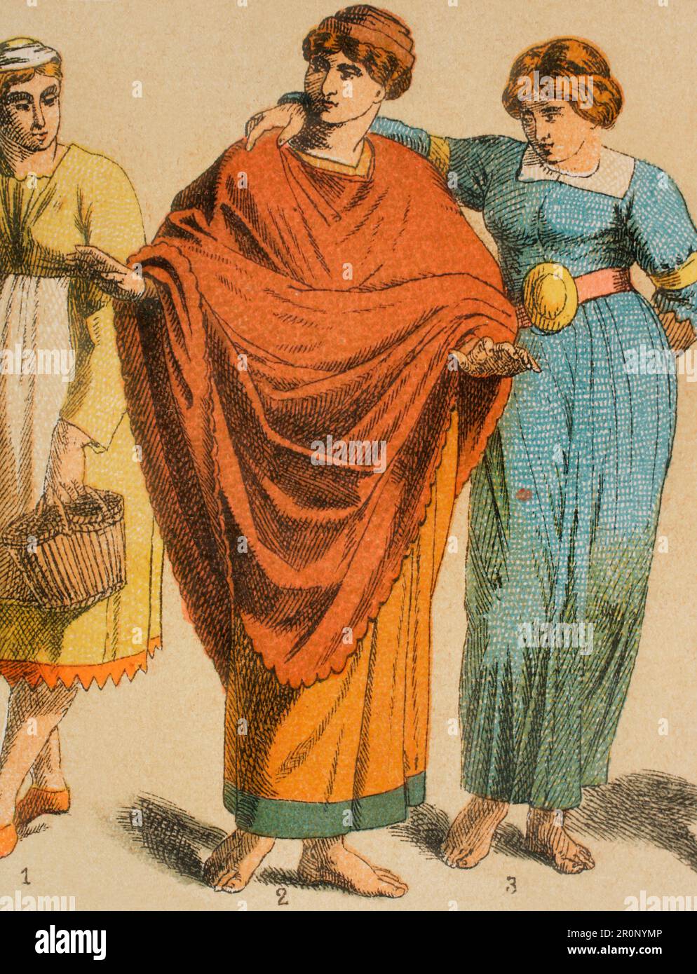 Women dress as ancient romans hi res stock photography and images