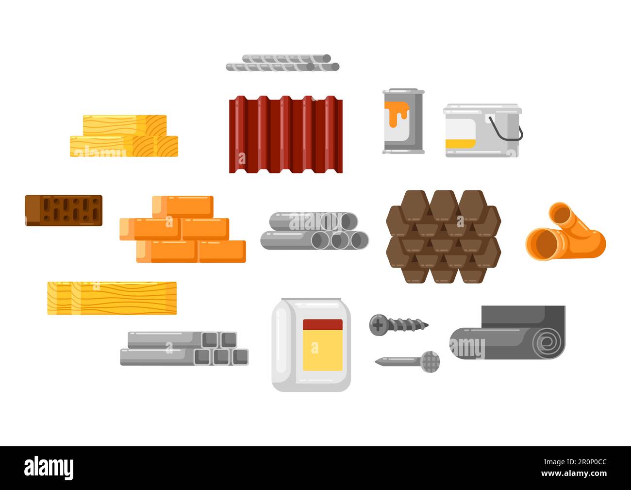 Building materials background. Industrial products for 
