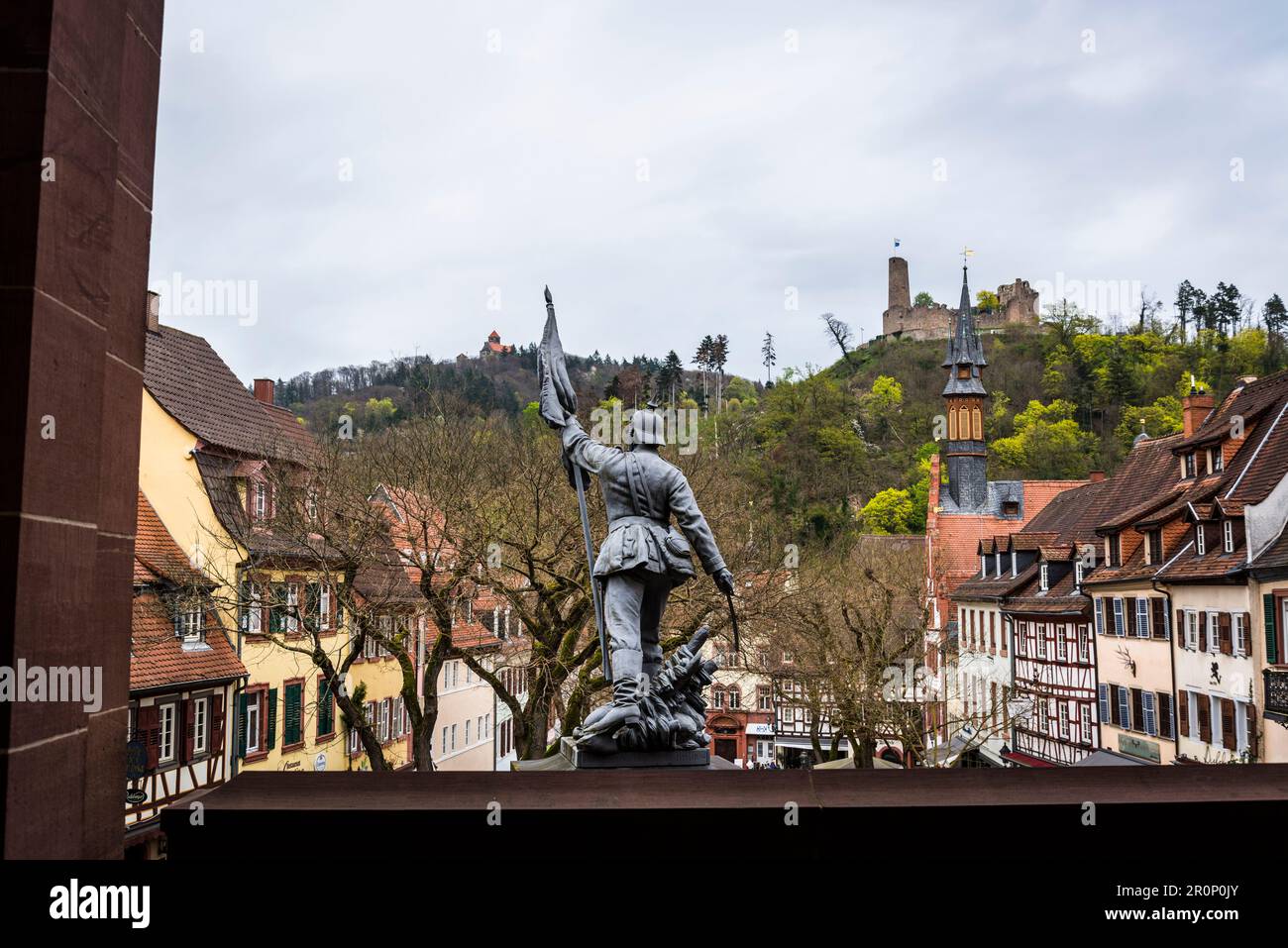 A war monument, the Market Square with traditional medieval