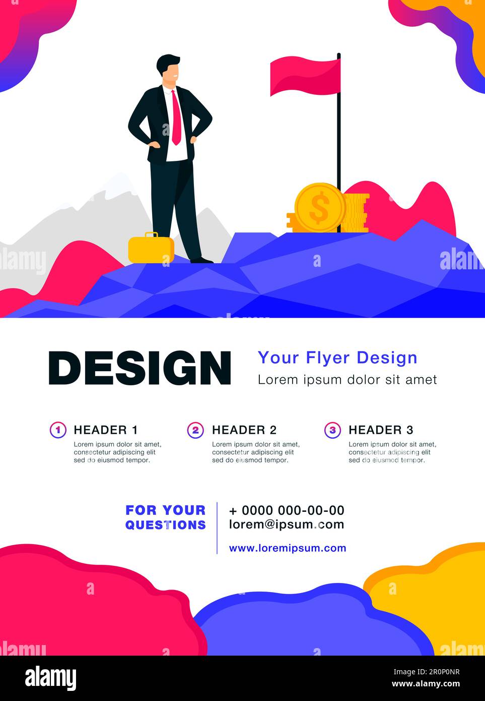 Business leader achieving goal Stock Vector Image & Art - Alamy