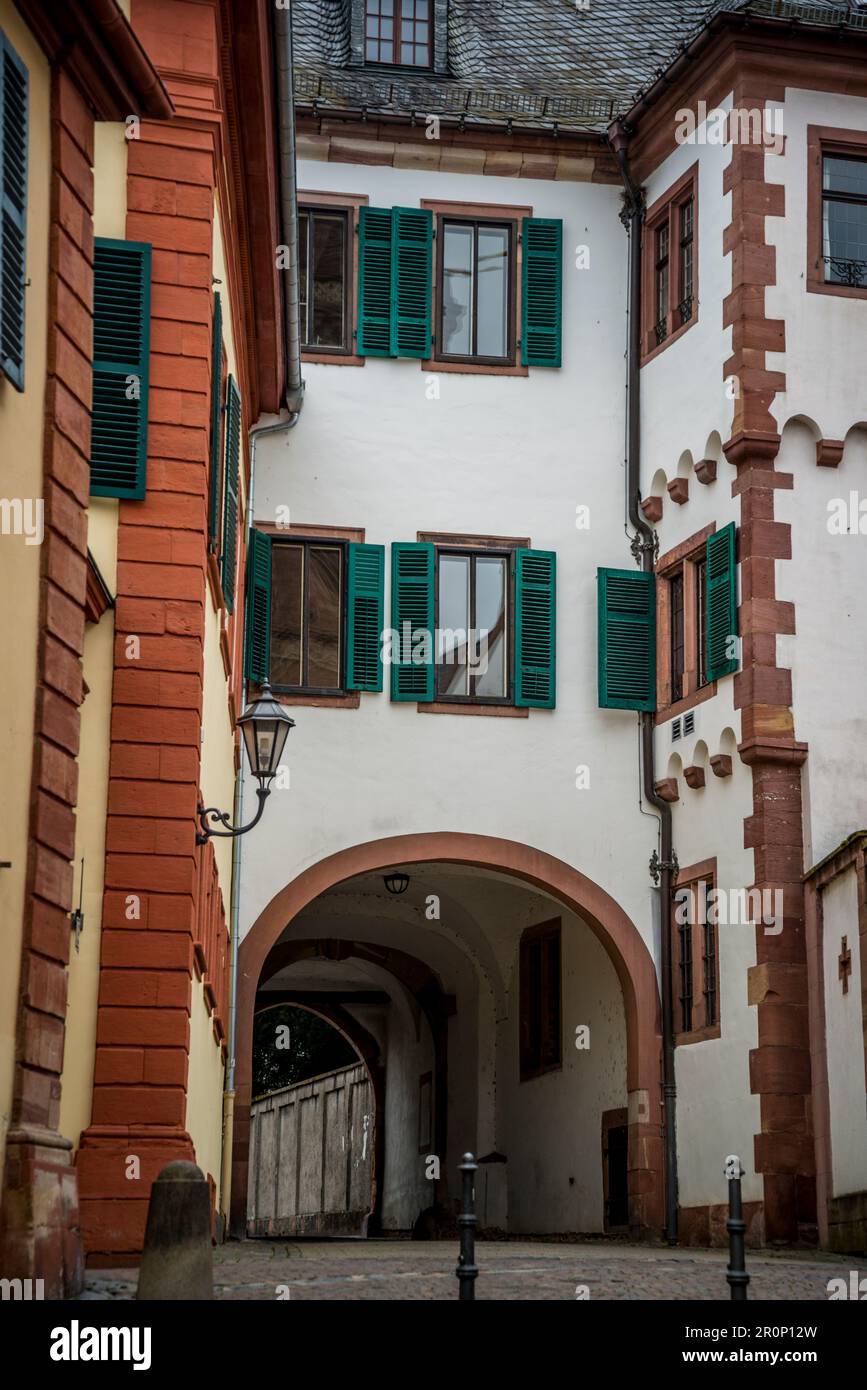 Old traditional medieval architecture Weinheim, BadenWürttemberg