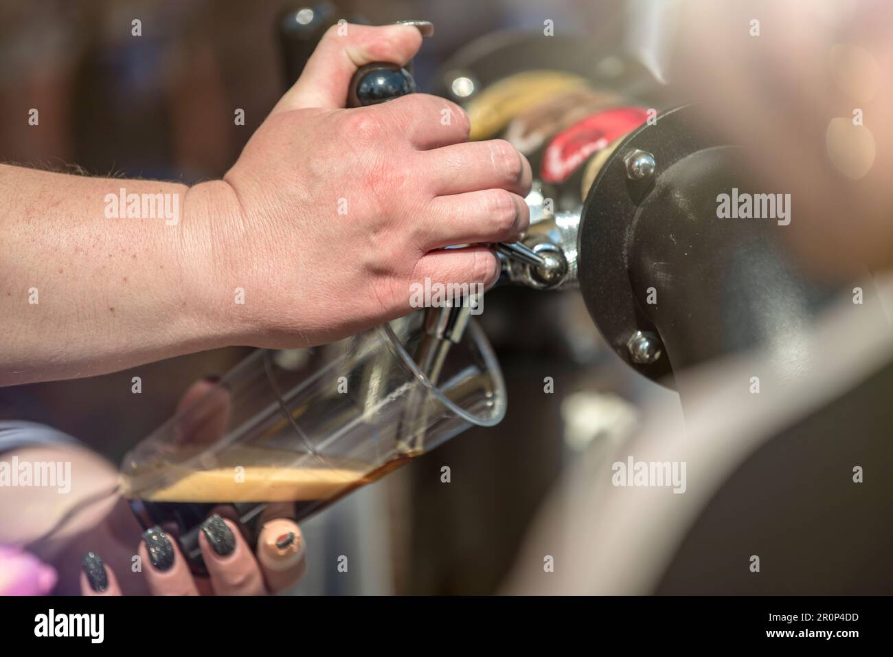 Brewery beer bartender bar tap draft hi-res stock photography and images -  Page 5 - Alamy