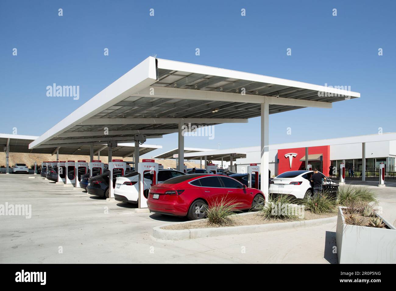 Kettleman City, California, United States 09082021 A view of Tesla