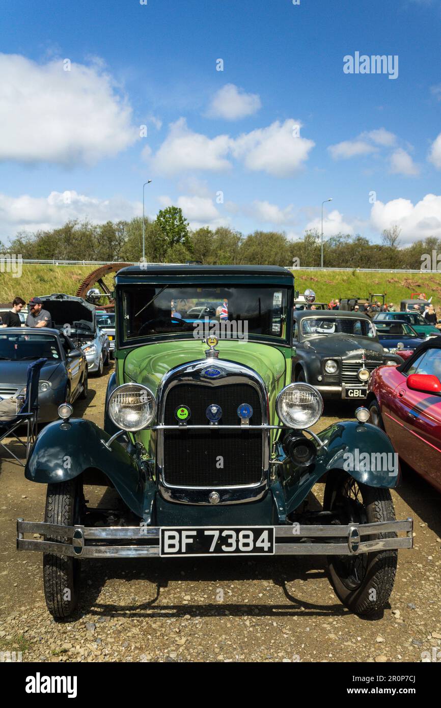 Ford Model A. Ellenroad Engine House Classic Car Show 2023 Stock Photo