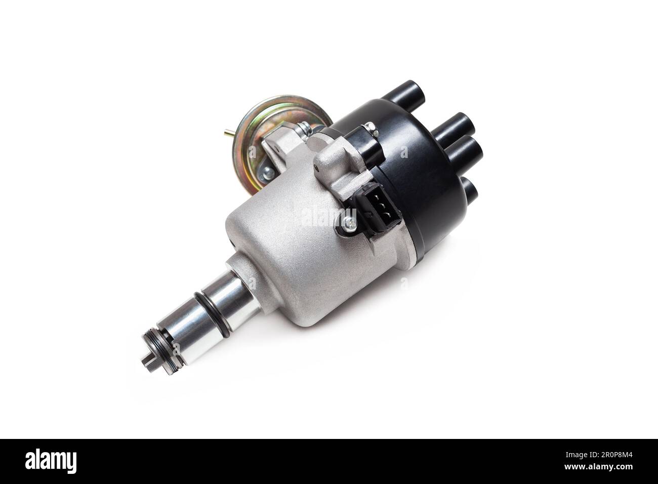 Ignition system distributor isolated on a white background Stock Photo -  Alamy