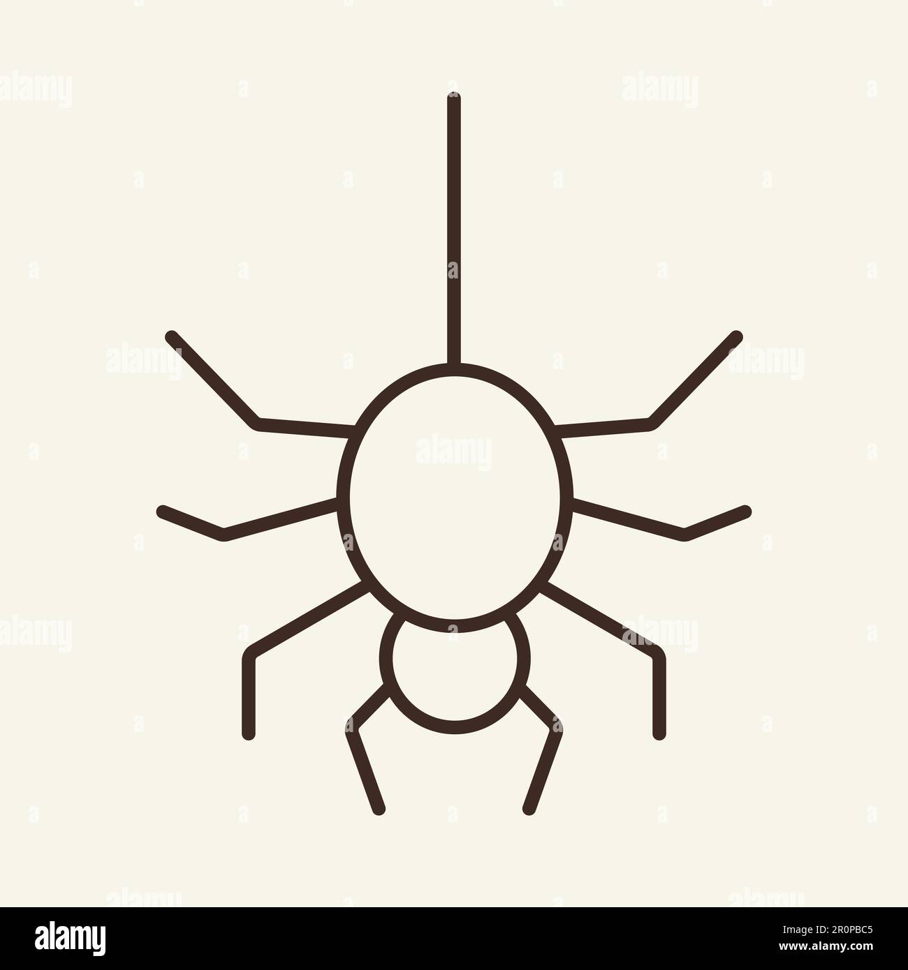 Spider vector line icon Stock Vector Image & Art - Alamy
