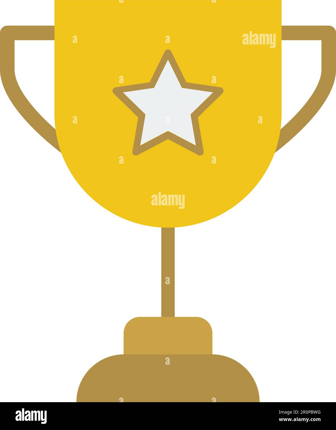 Trophy icon vector image. Suitable for mobile application web application and print media. Stock Vector