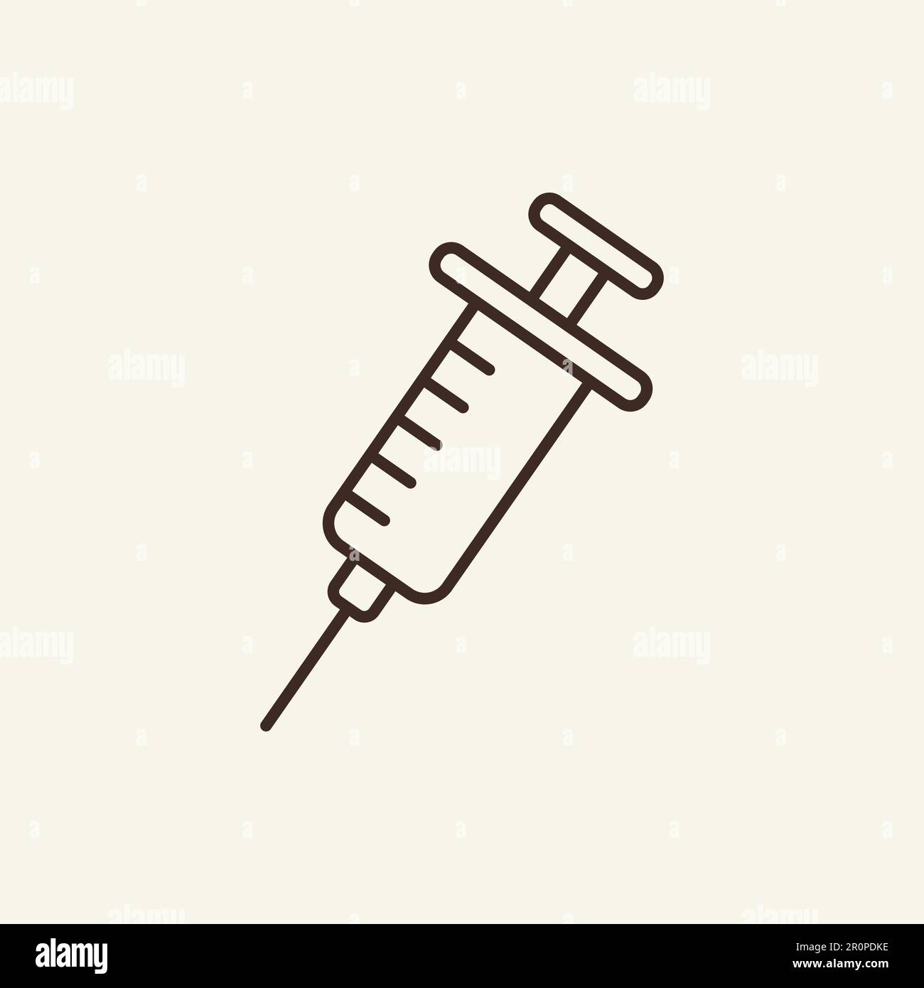 Thin injection Stock Vector Images - Alamy