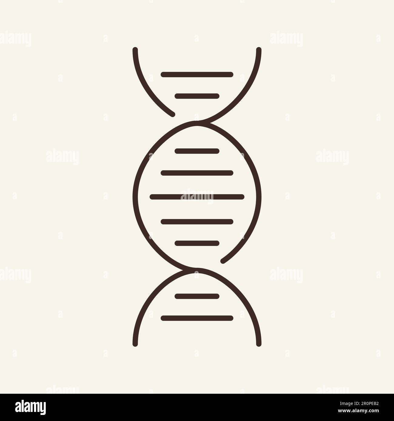 Black dna helix silhouette hi-res stock photography and images - Alamy