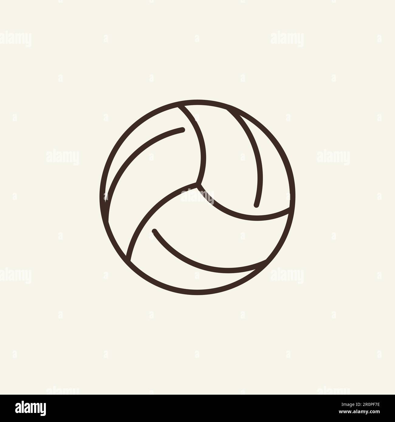 Playing volleyball match Stock Vector Images - Alamy