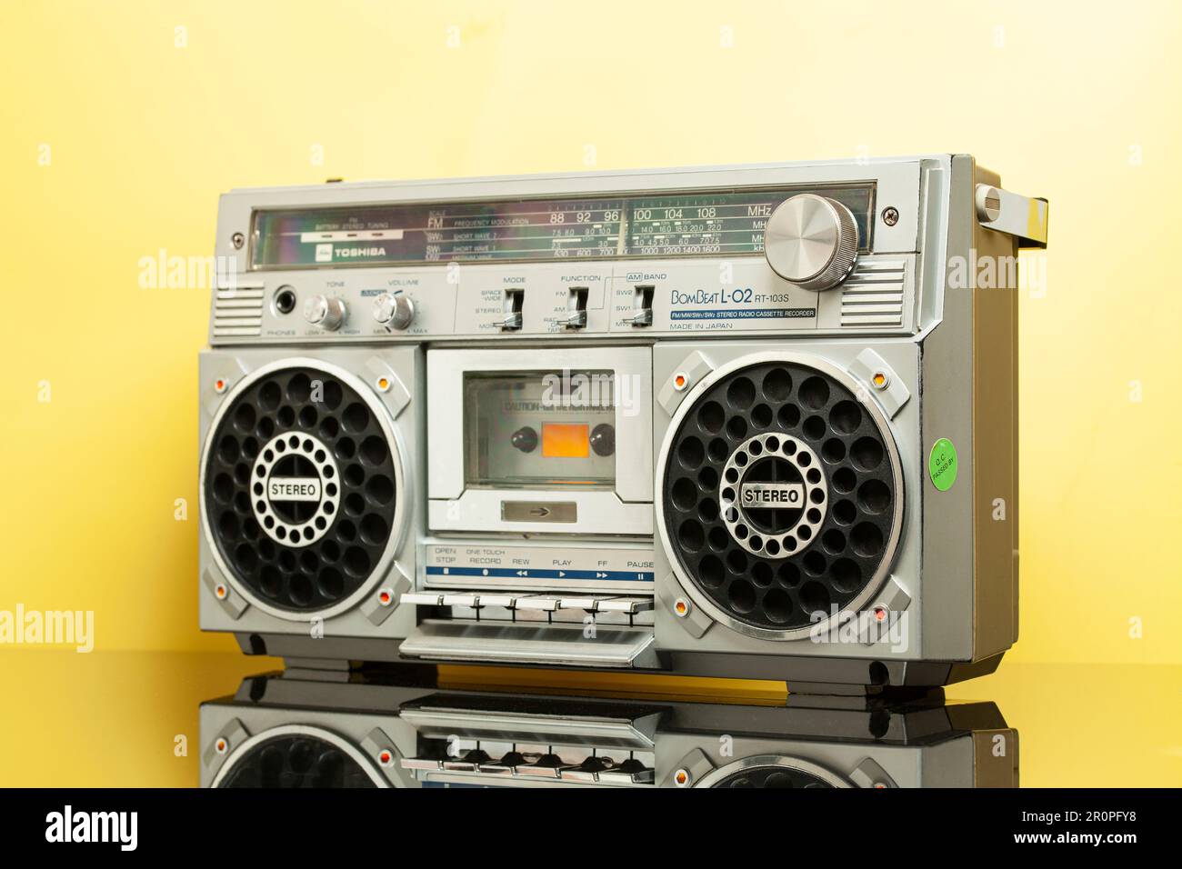 Moscow, Russia, May 9 2023: Toshiba RT-103S bombeat L-02 stereo radio  cassette recorder Stock Photo - Alamy
