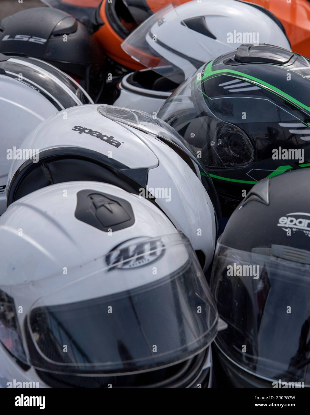 Visor helmets hi-res stock photography and images - Alamy