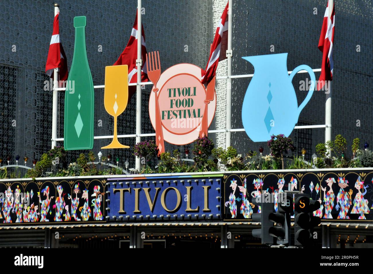 Copenhagen /Denmark/09 May 2023/ Food festial in Tivoli garden in danis
