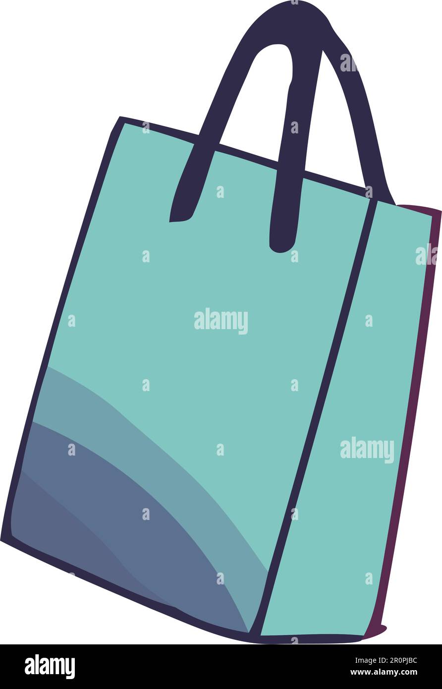 Shopping bag on white background Stock Vector Image & Art - Alamy