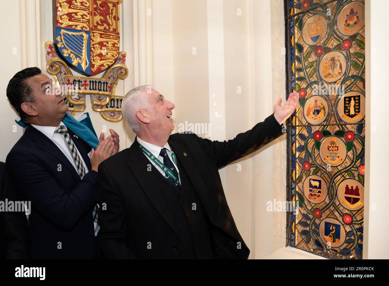 The Speaker of The House of Commons Sir Lindsay Hoyle unveils two