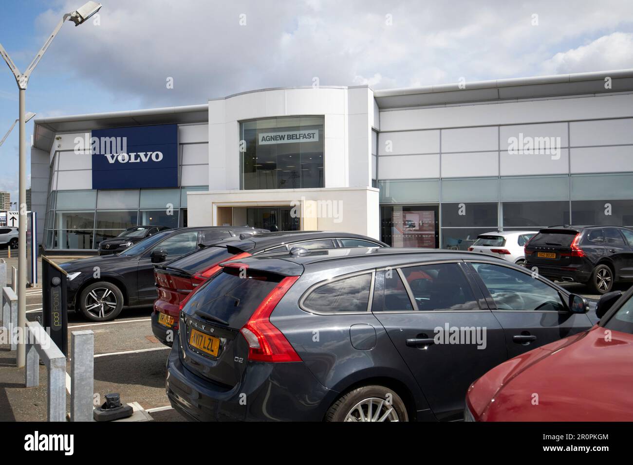 agnew belfast volvo car dealership Belfast, Northern Ireland, uk Stock Photo