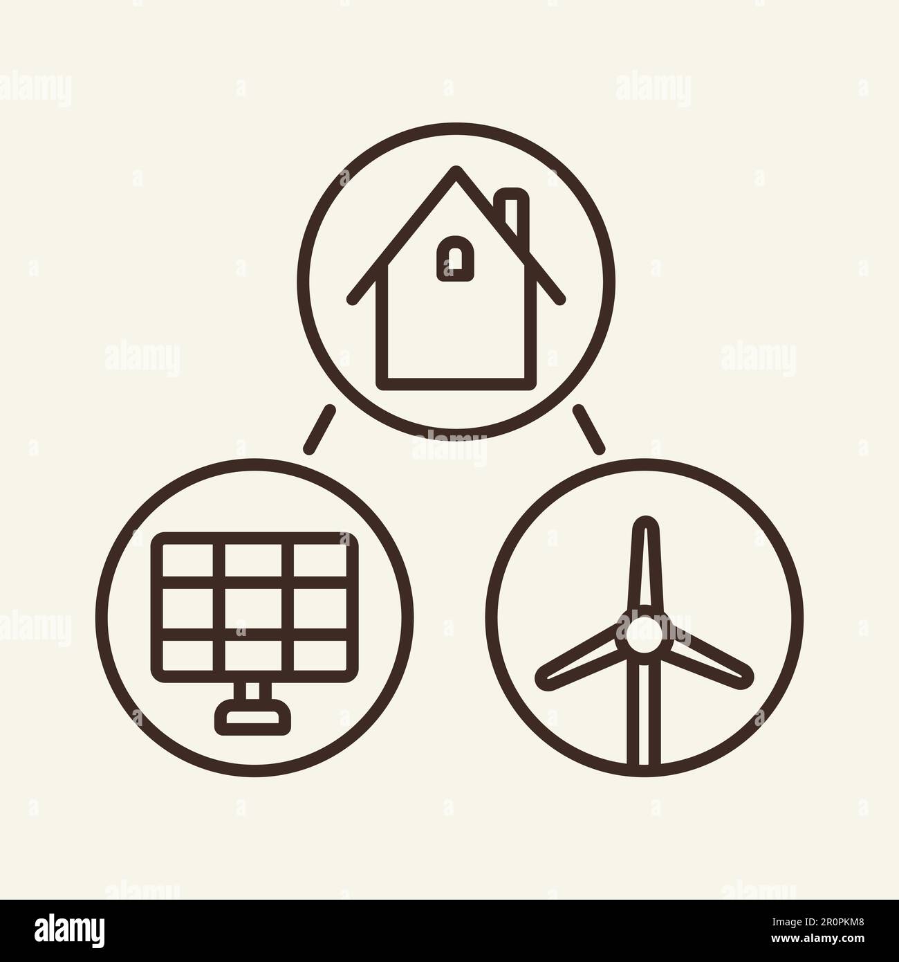Smart grids line icon Stock Vector Image & Art - Alamy