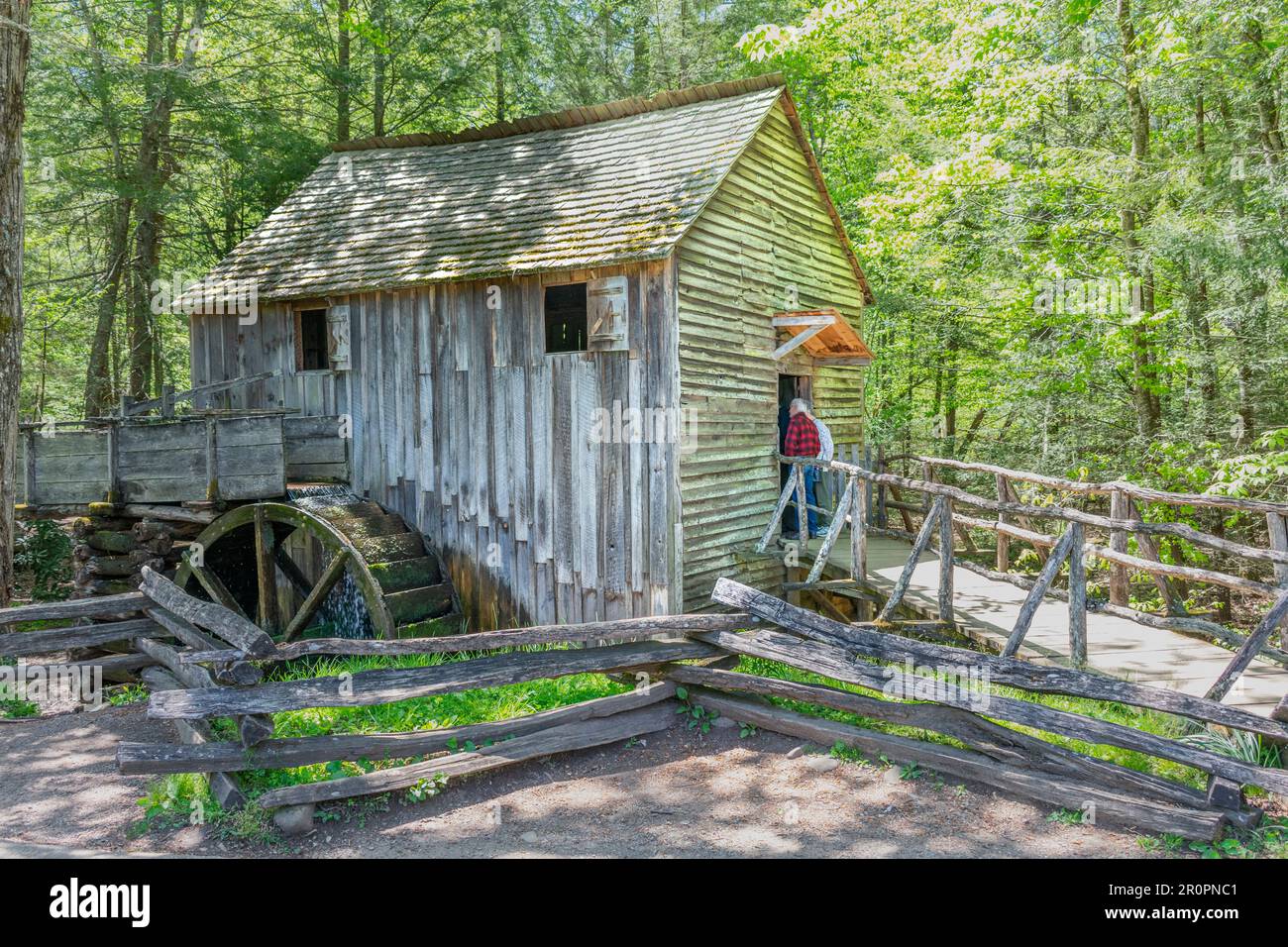 Cades Cove, Tennessee, United States April 24, 2023 Horizontal shot