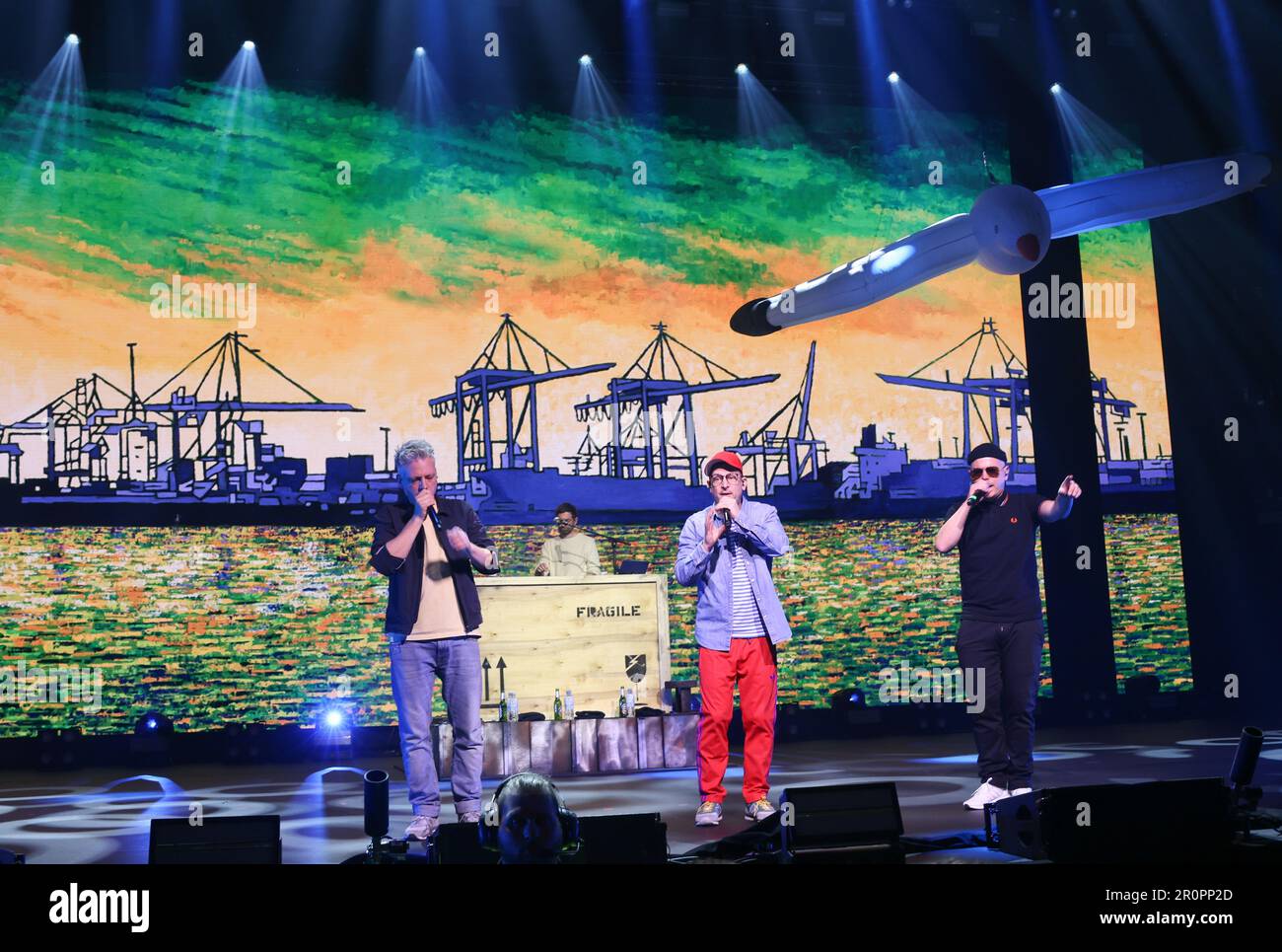 Hamburg, Germany. 09th May, 2023. Hamburg hiphop band Hamburg, Germany. 09th May, 2023. Hamburg hiphop band