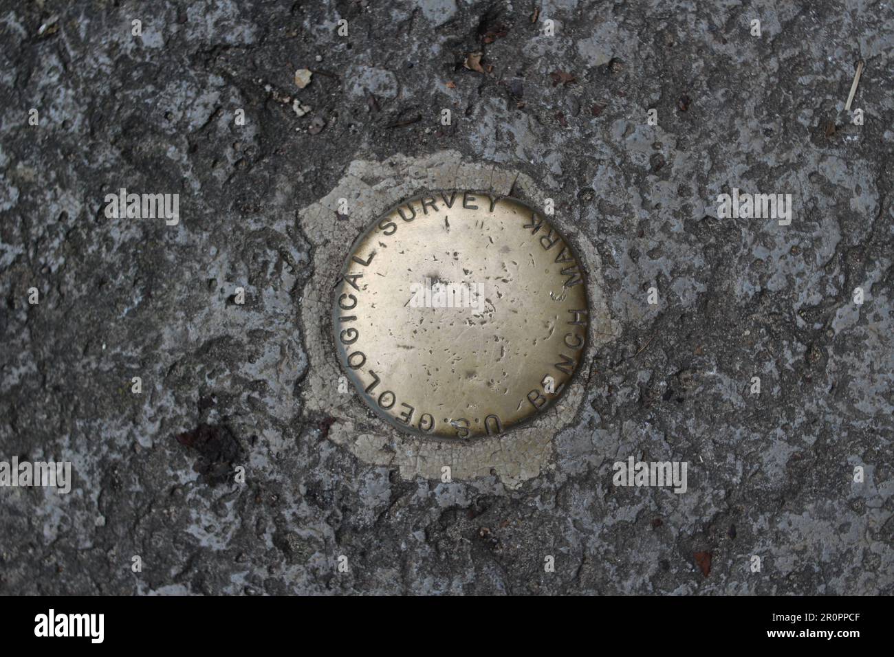VAN BUREN, MISSOURI, USA NOVEMBER 8, 2016 us geological survey bench