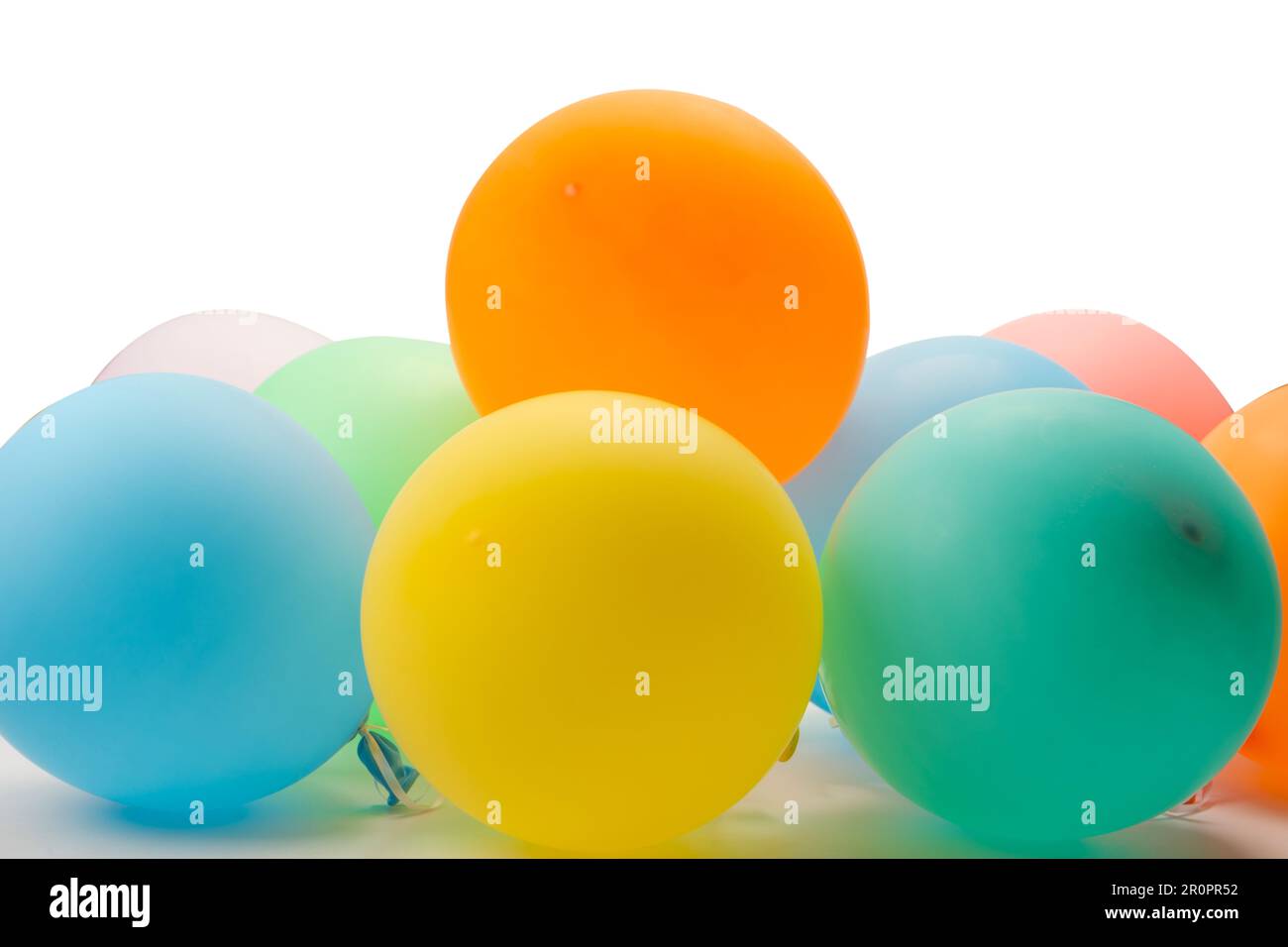A Ballon isolated on a white background. Copy space. Stock Photo