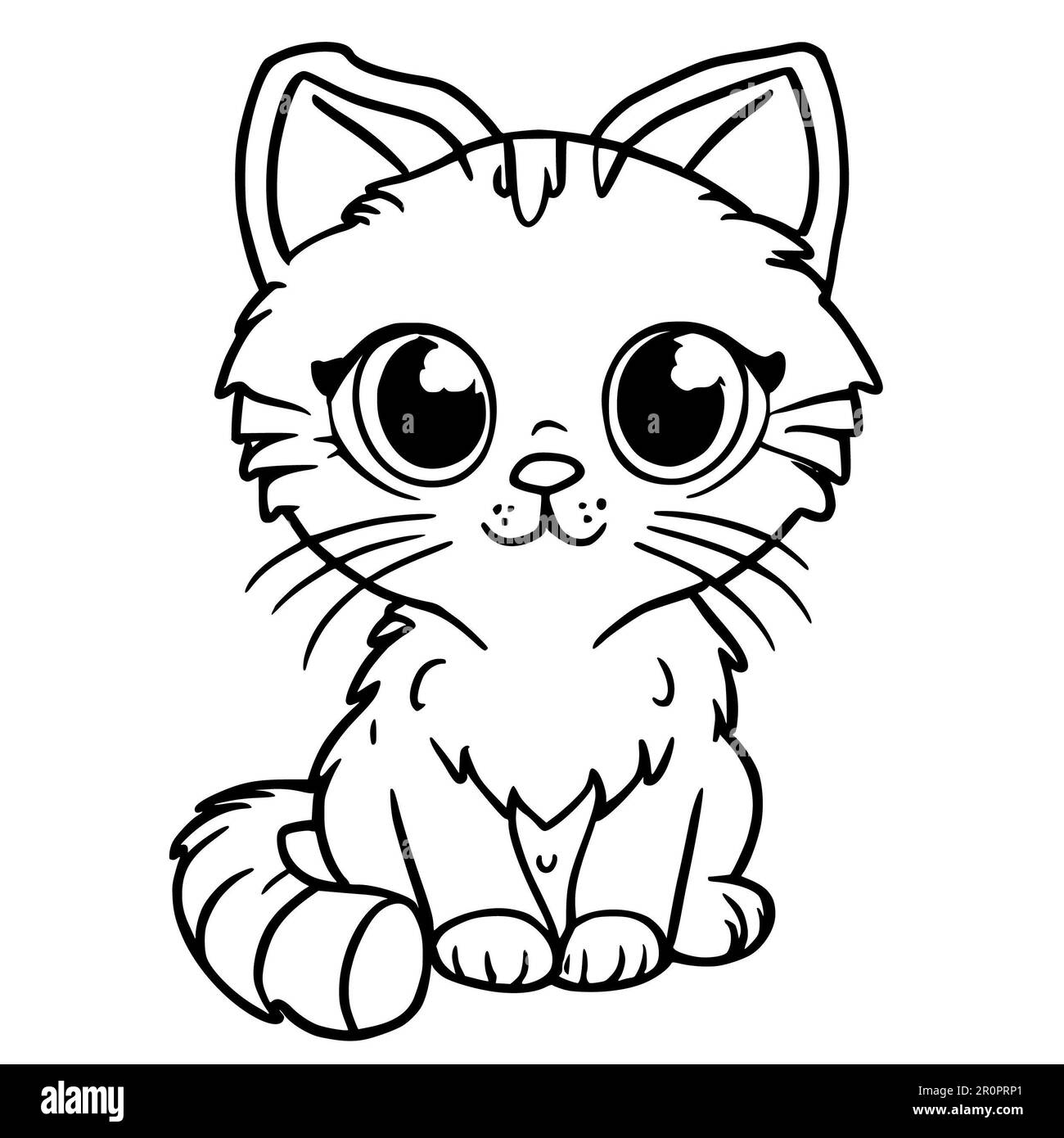 cat colouring pages