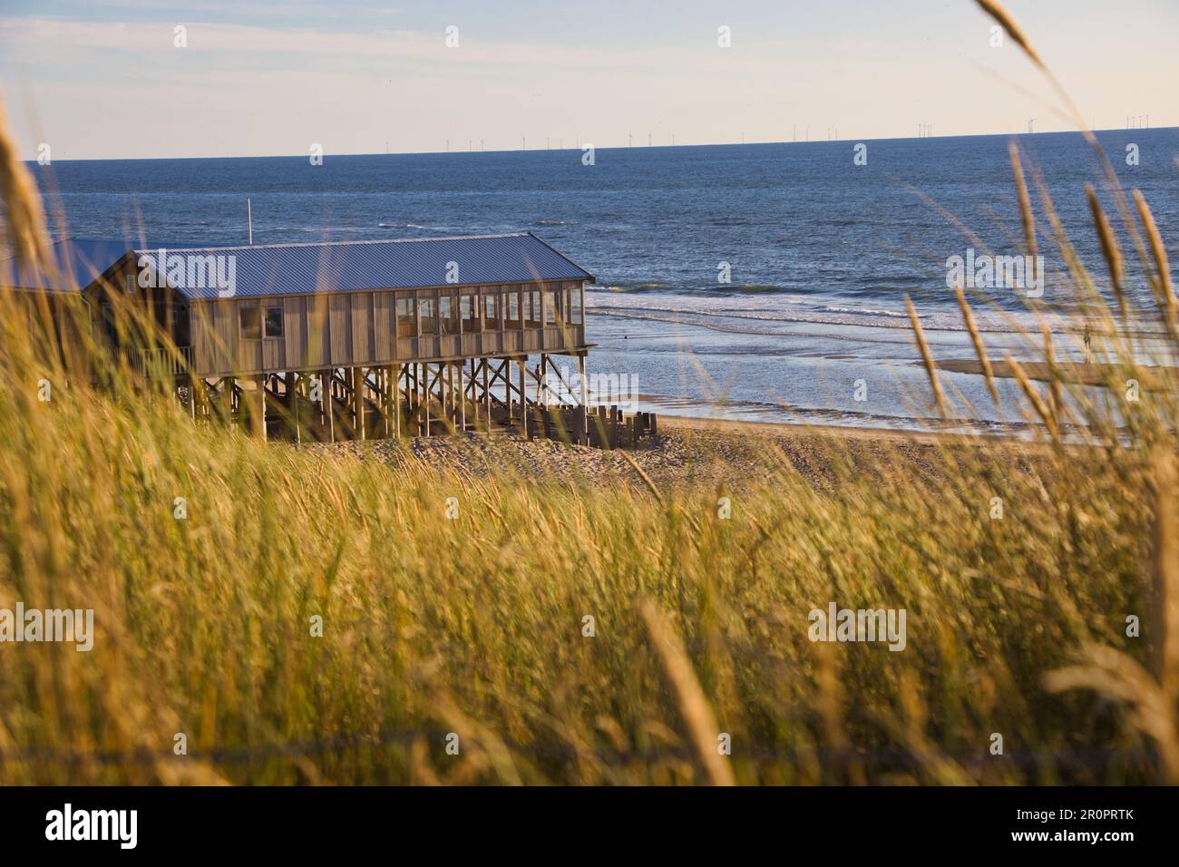 Impressions of the North Sea in summer with good weather Stock Photo