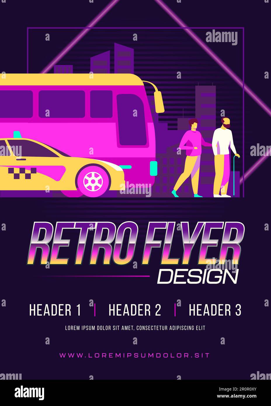 Man helping blind or old person to cross street Stock Vector Image