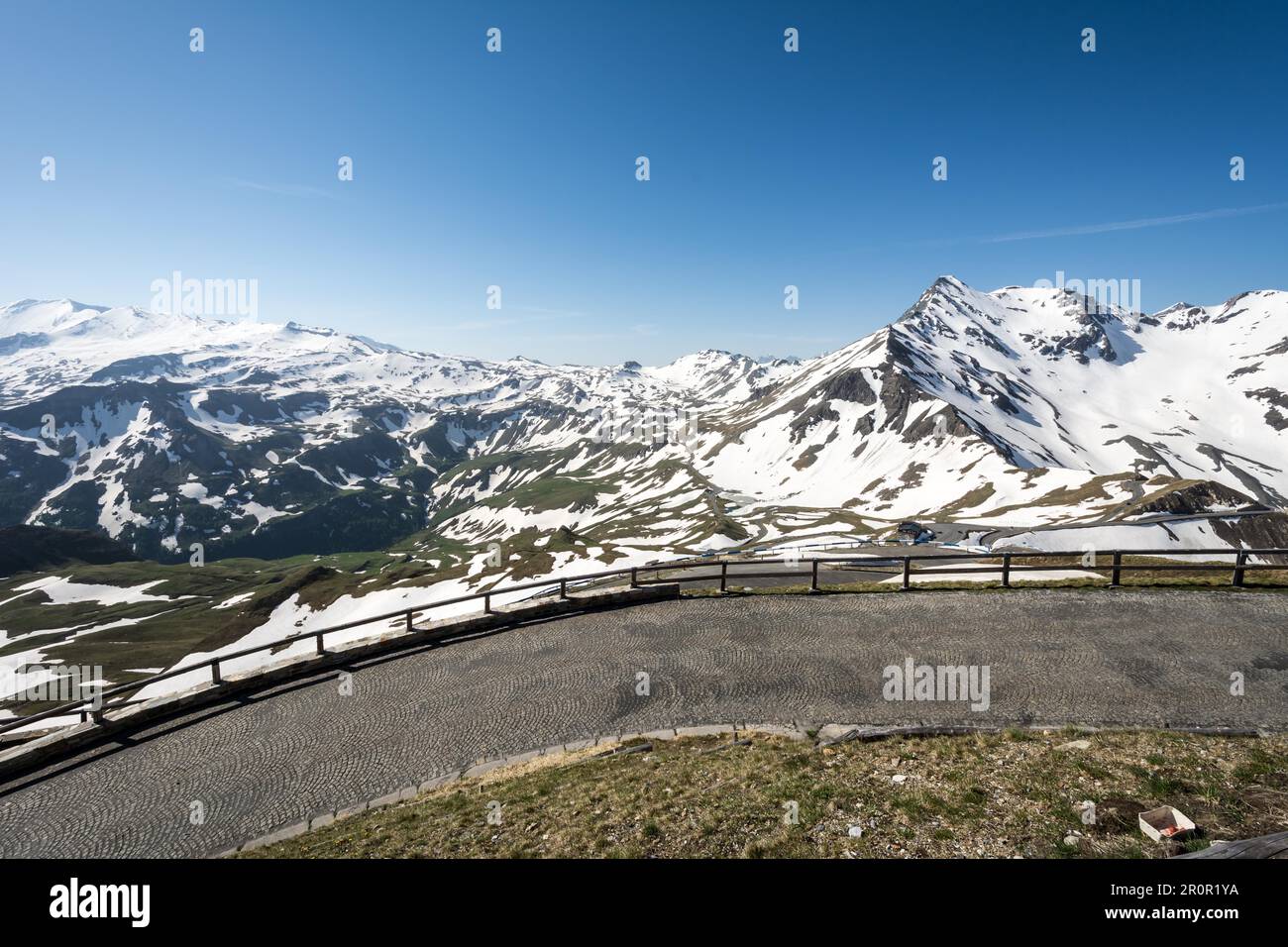 Mountain pass of the Grossglockner High Alpine Road in Austria., Fusch an der