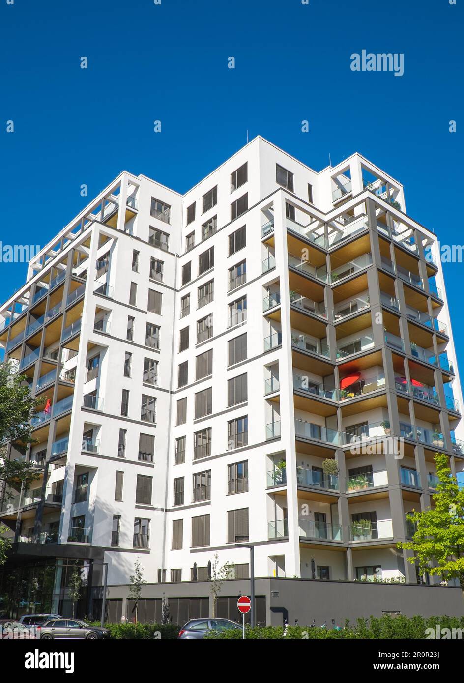 Large apartment building in Berlin Stock Photo Alamy