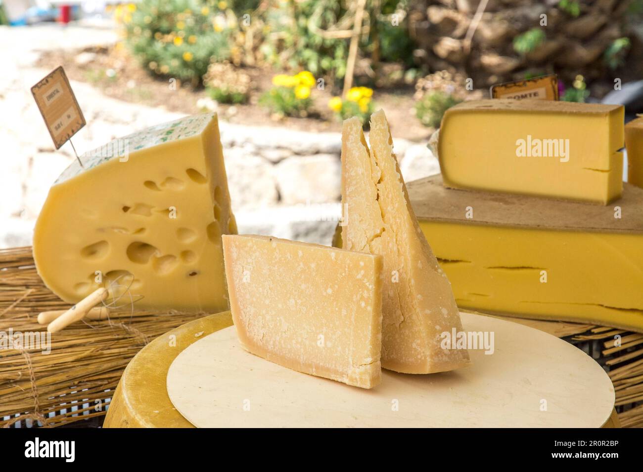Cheese, cheese, stall, market stall, market, Var, Provence